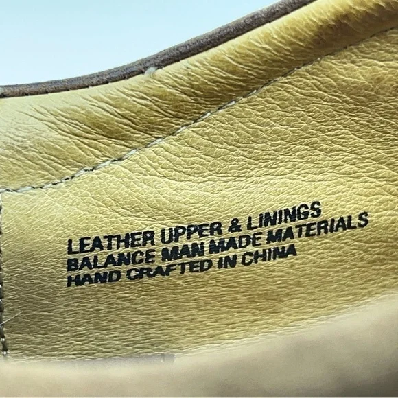 Born Oxford Sneaker Nubuck Brown Leather Gorp Western Southwestern Hippie Boho 8 - Picture 15 of 15